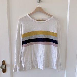 Lightweight striped sweater